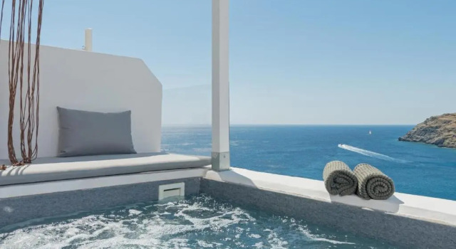 Двухместный номер Deluxe с видом на море Ihthioessa Boutique Hotel