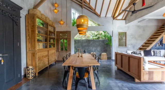 Вилла Villa Palm Jari 1 by Alfred in Bali - Architectural 2 Bedroom Pool Villa Berawa Canggu