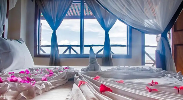 Номер Standard с видом на море Kendwa Beach BnB