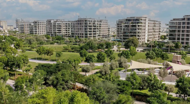 Апартаменты Luxurious Dubai Hills with balcony park view