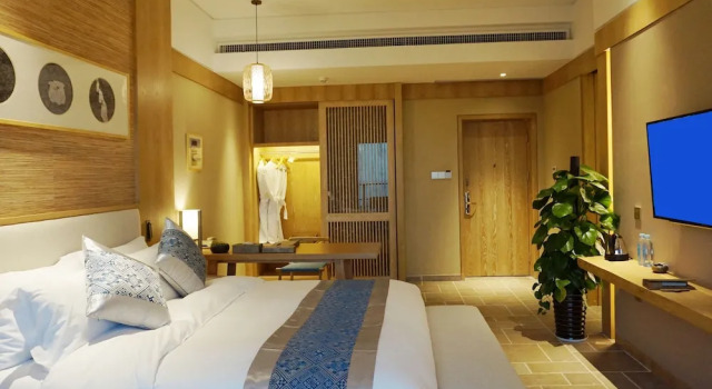 Номер Deluxe с балконом и с видом на горы Narada Resort & Spa Cifu Lake Guangxi