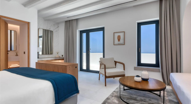 Номер Deluxe с видом на море Sandblu Santorini, LXR Hotels & Resorts