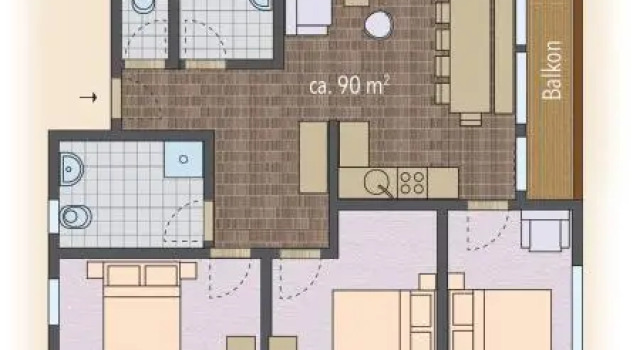 Appartements Salzburgerhof, Забронировать Апартаменты/квартира Апартаменты Флахау, рядом с Гондольный подъемник Ахтер Джет, Апартаменты/квартира