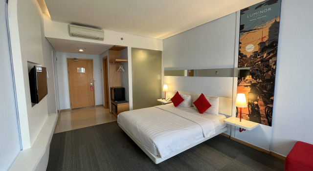 Двухместный полулюкс с видом на город Luminor Hotel Metro Indah Bandung