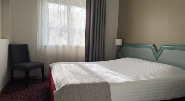 Standard Doppel Zimmer mit Gartenblick Au Relais de lIll