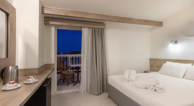 Двухместный номер Standard с балконом и с видом на море Hotel Odysseas