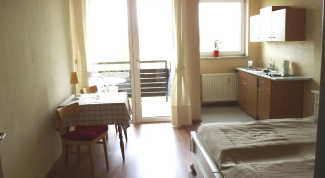 Студия с балконом и с красивым видом из окна Ferienwohnung Mostecky