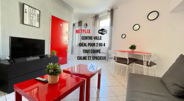 Апартаменты Le Dolce Vita T2 CityCenter Wifi-Netflix