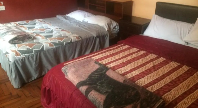 Кровать в общем номере Hostel Del Piamonte 2