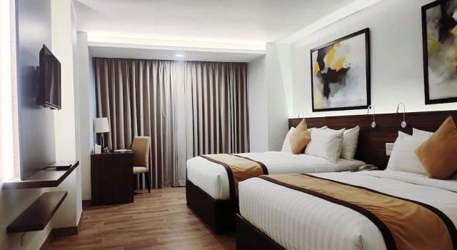 Четырёхместный номер Deluxe Hotel Marciano