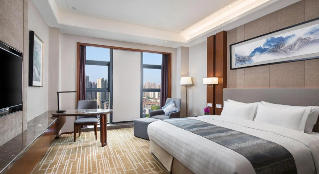 Двухместный номер Deluxe Ramada by Wyndham Wuhan Hanyang
