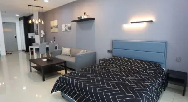 SS15 Courtyard First Subang Cozy Studio with WIFI/TV Box