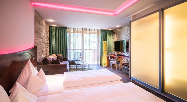 Двухместный номер Deluxe с балконом и с видом на горы Hotel Krallerhof