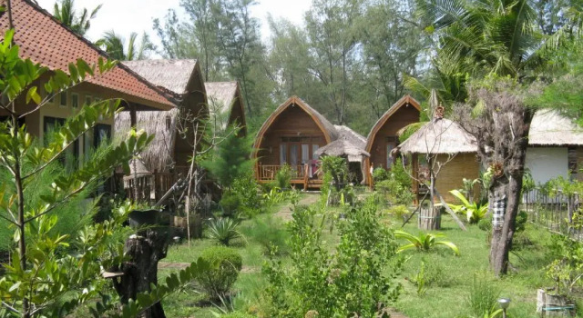 Двухместный номер Standard с красивым видом из окна Jepun Bungalows