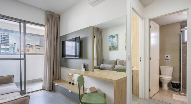 Nxos - Building With Gym and Laundry in Consolacao-sp