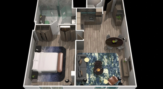 Апартаменты c 1 комнатой Marriott Executive Apartments Johannesburg, Melrose Arch