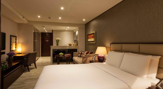 Oakwood Residence Beijing, Забронировать Отель Отели Пекина с завтраком, рядом с Улица Гуйцзе, Завтраки