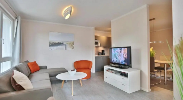 Апартаменты Strandvilla Augustusbad Strandvilla Augustusbad Appartement Riverside