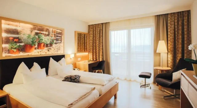 Двухместный номер Standard с балконом и с видом на озеро Hotel SeeRose