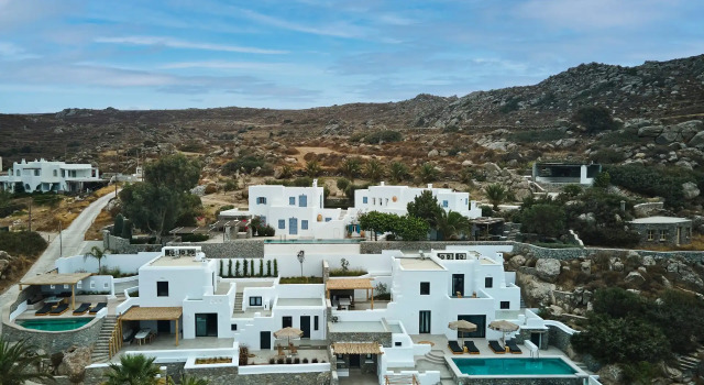 Клубная вилла с видом на море Hill Club Naxos