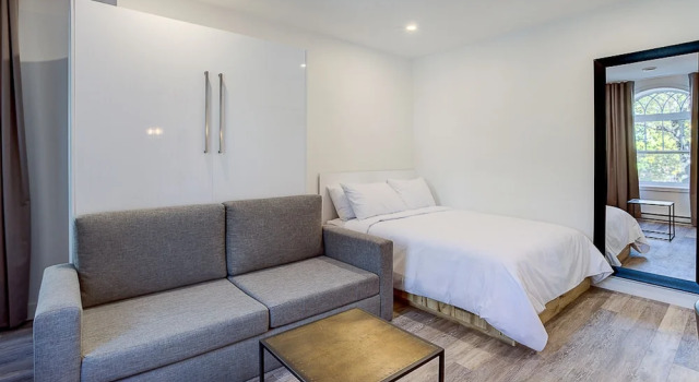 Апартаменты с балконом и с видом на город LAdresse sur Grande-Allée Lofts