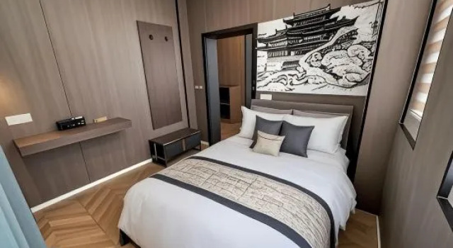 Люкс Comfort Qifeng Guli Light Luxury Homestay (Kaifeng Qingming Shanghe Garden Gulou Square Branch)