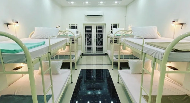 Кровать в общем номере Guesthouse SAGAMI Cambodia - Hostel