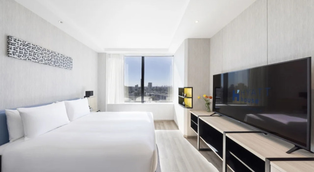 Двухместный люкс Deluxe Hyatt House Tokyo Shibuya