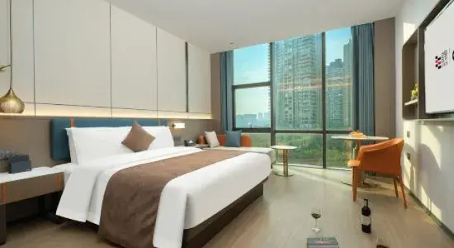 Двухместный номер Deluxe Yizhi Hotel - Guangzhou Shamian Island Huangsha Metro Station