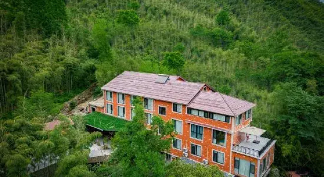 Anji Qingzhuyuan - Near Stream - Half-Air Pool - Elevator Room Viewing Guesthouse