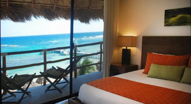 Двухместный номер Standard с видом на море Quinto Sole Boutique Hotel Mahahual