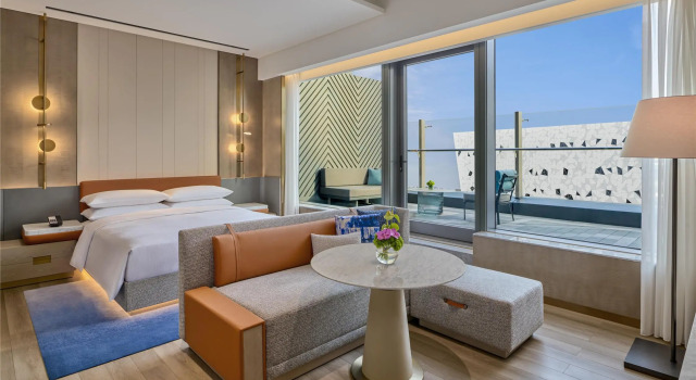 Номер Deluxe Hilton Shanghai Zhangjiang Science City