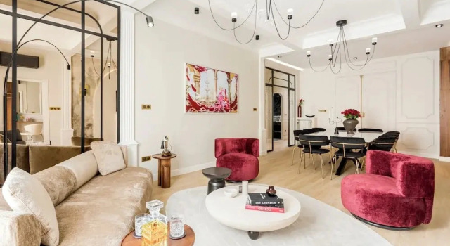 Merveil Signature Suite - Kleber, Забронировать Апартаменты/квартира Париж Иль-де-Франс, рядом с Galeries du Panthéon Bouddhique du Japon et de la Chine