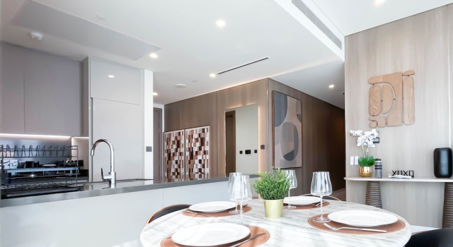 Апартаменты Luxurious 3BR Canal View Apartment Pool + Gym