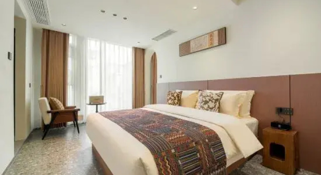 Трёхместный семейный люкс jingdezhen Miyu Family-friendli Homestay with a Swimming Pool