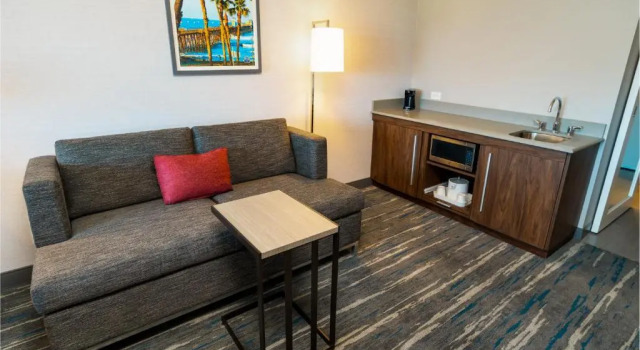 Люкс с видом на залив Hampton Inn & Suites Imperial Beach San Diego, Ca