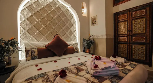 Camera doppia Standard con vista sul cortile Riad Melhoun & Spa