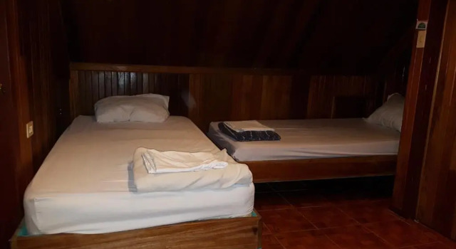 Кровать в общем номере Hostel Monteverde Backpackers