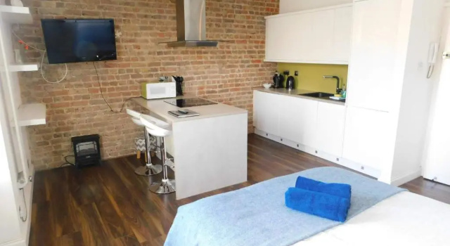 Апартаменты Central Kemptown Brighton Studio Apartment