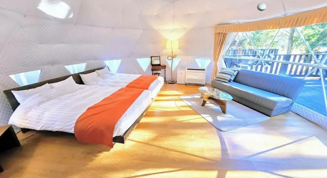Forest Glamping Kanade no Mori Resorts, Rezervasyon Kamp Alanı Ito 