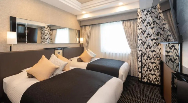 Двухместный номер Deluxe APA Hotel Namba Shinsaibashi Higashi