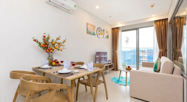 Milan Homestay - The Song Vung Tau Apartment, Забронировать Апартаменты/квартира Отели Вунгтау с парковкой, Парковка