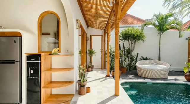Villa Canggutopia 2 by Alfred in Bali - Romantic 1BD Villa Canggu Near the Beach, Rezervovat Vila Chaty v Bali, Chalupa