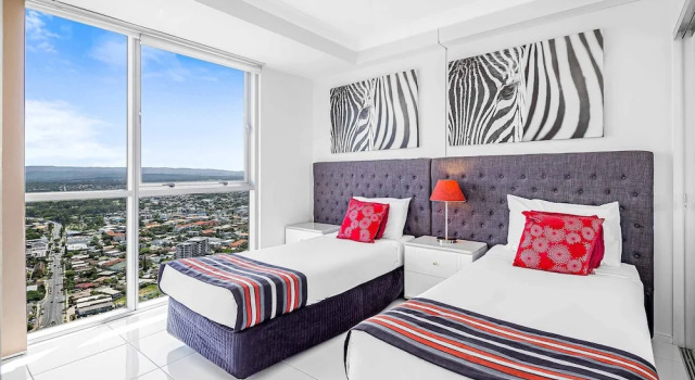 Апартаменты Пентхаус с 3 комнатами с балконом и с видом на реку Chevron Renaissance-Resort Style Living managed by Gold Coast Premium
