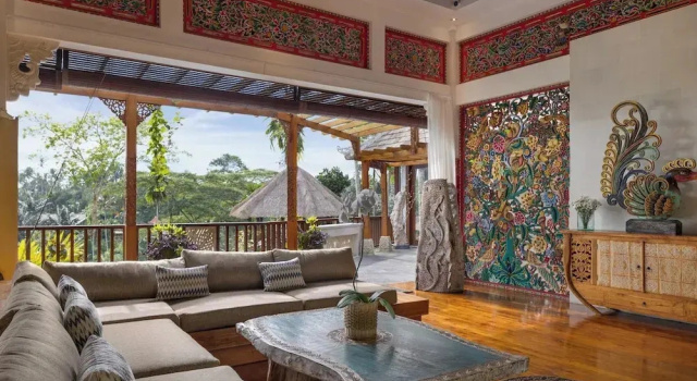Двухместный люкс Executive с красивым видом из окна Villa Lembah Damai