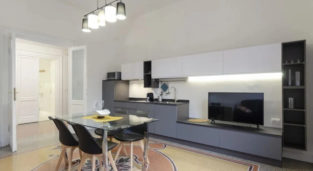 Двухместные апартаменты с видом на город JOIVY Elegant flat near Spianata Castelletto