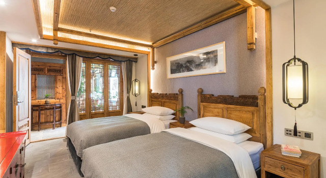 Двухместный номер Standard с видом на сад Lijiang FYS Wen Jin Yuan Hotel