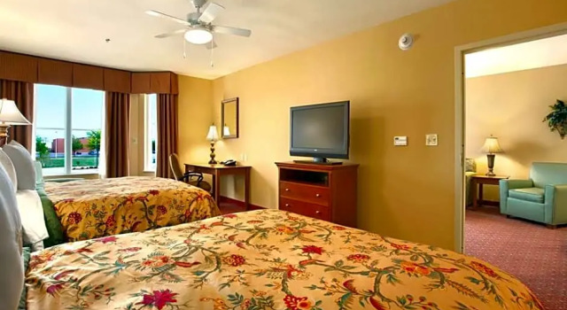 2 soveværelser i firedobbelt suite Homewood Suites by Hilton DecaturForsyth