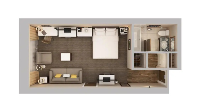 Номер Standard с видом на горы Hilton Fort Collins