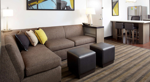 Двухместный люкс с кухней c 1 комнатой Hyatt House Denver Lakewood Belmar